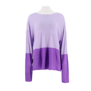 Lightweight Colorblocked Knit Pullover