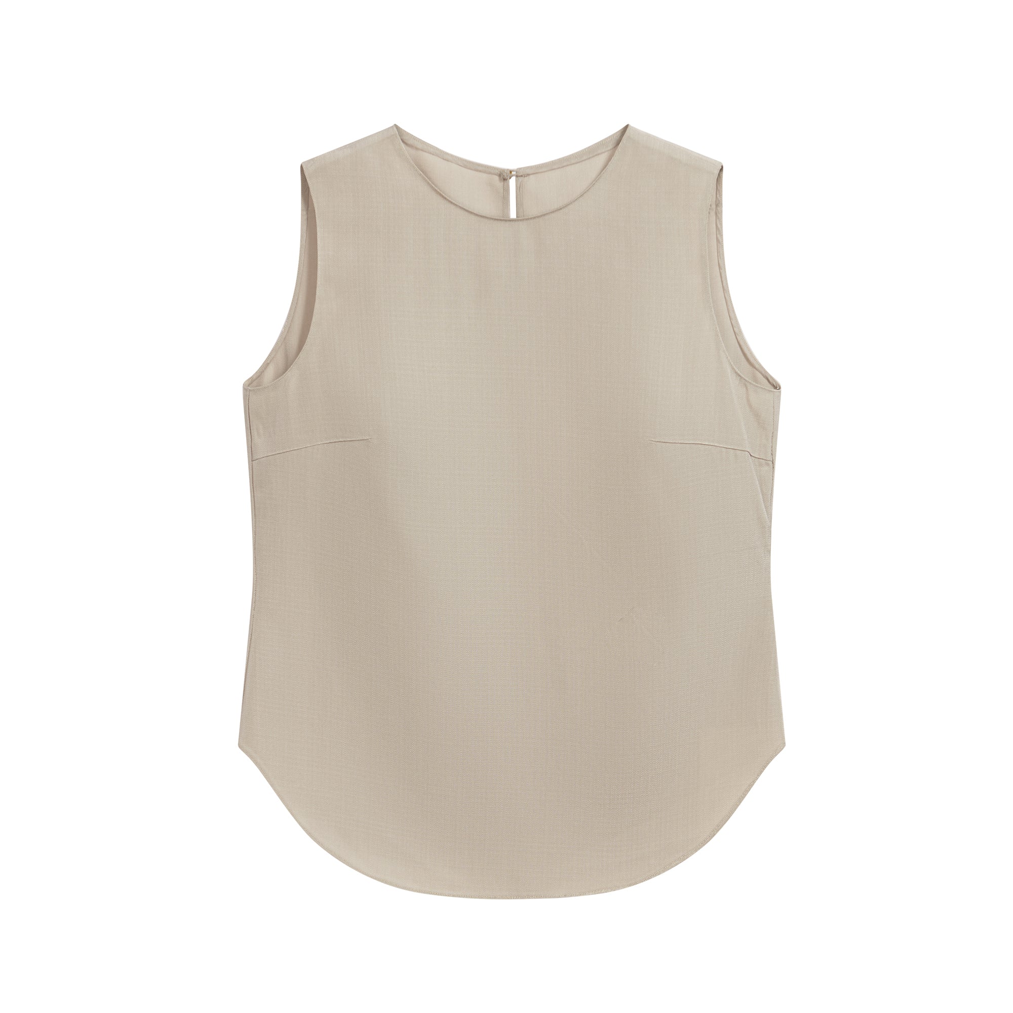 Round Neck Sleeveless Top