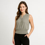 Relaxed Knitted Vest