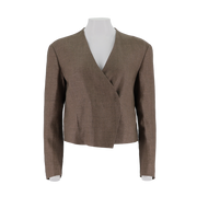 Cropped Linen Jacket