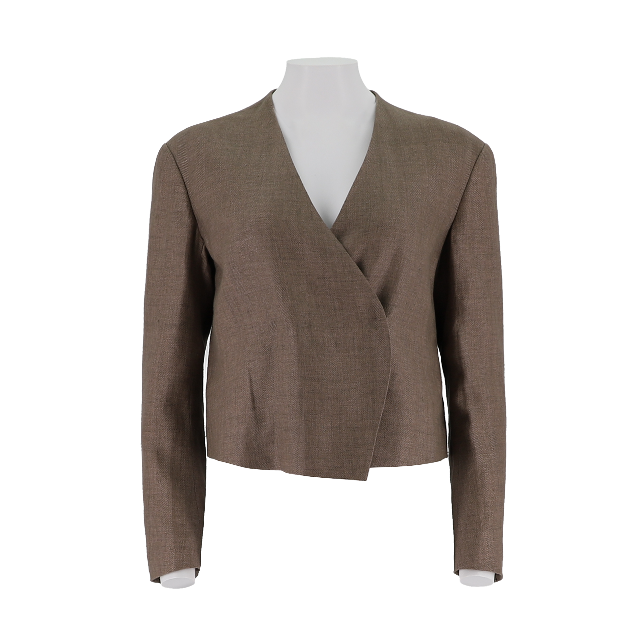 Cropped Linen Jacket