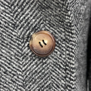 Short Woolen Herringbone Jacket