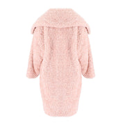 Imitation Teddy Fur Large Lapel Minimalist Coat