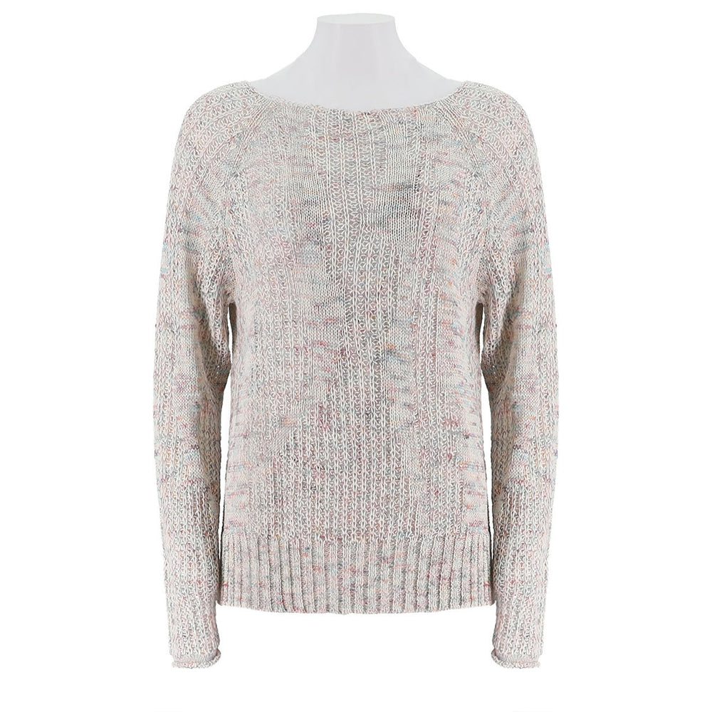 Wide Neck Long Sleeve Sweater