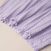 Collared Cable Knit Vest