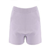 Elastic Waist Cable Knit Shorts