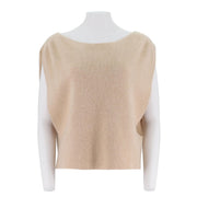 One Collar Cashmere Vest Pullover