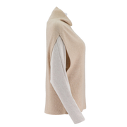 High Neck Knitted Vest