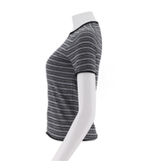 Women'S Round Neck Striped Pullover Sweater