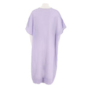 Half Placket Boxy Woven Dress