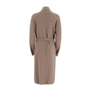 Knitted Long Cashmere Jacket