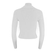 Polo Collar Short Sleeve Ribbed Top