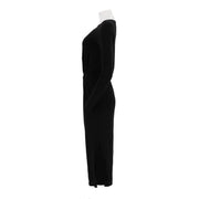Round Neck Slim Fit Elongated Dress