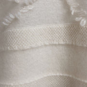 Womens Tassel Jacquard Cashmere Sweater