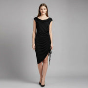 Triangle Collar Knitted Dress