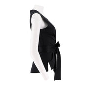Tie Up Round Neck Pullover Top