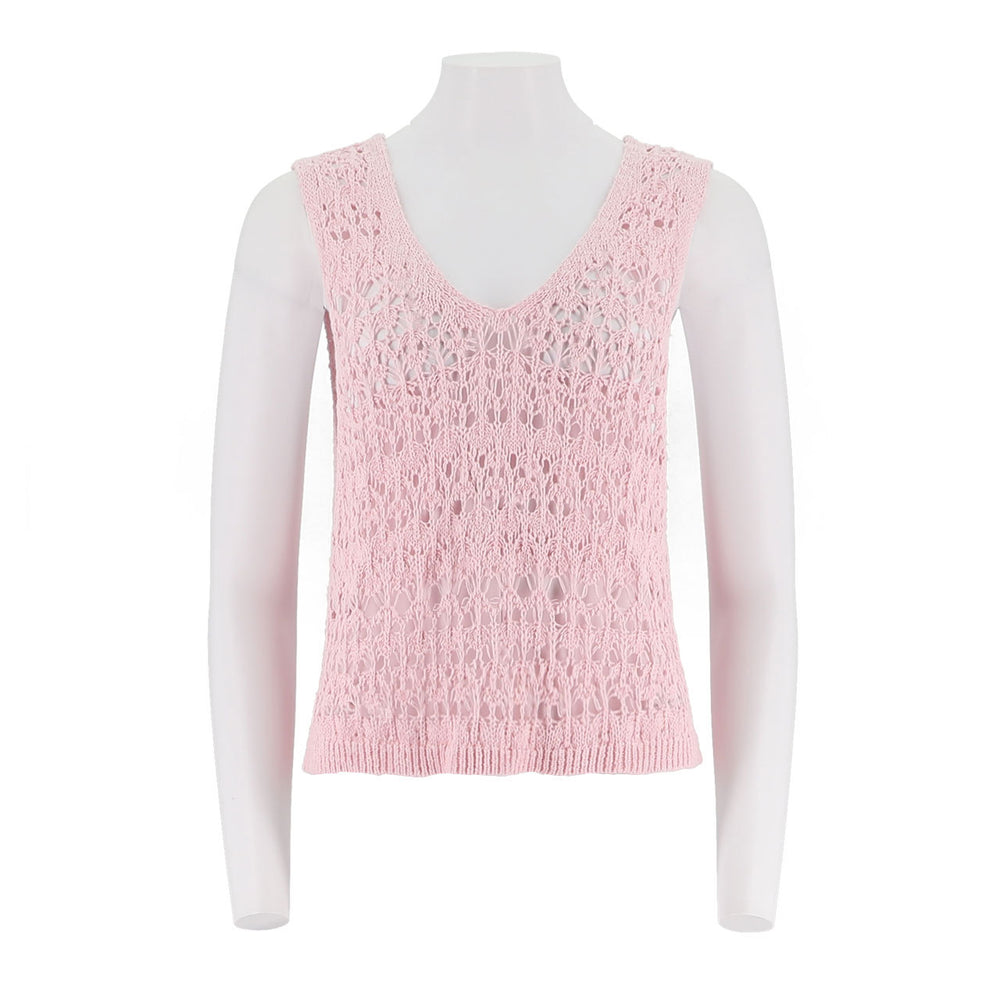 Crochet Stitch Knit Tank