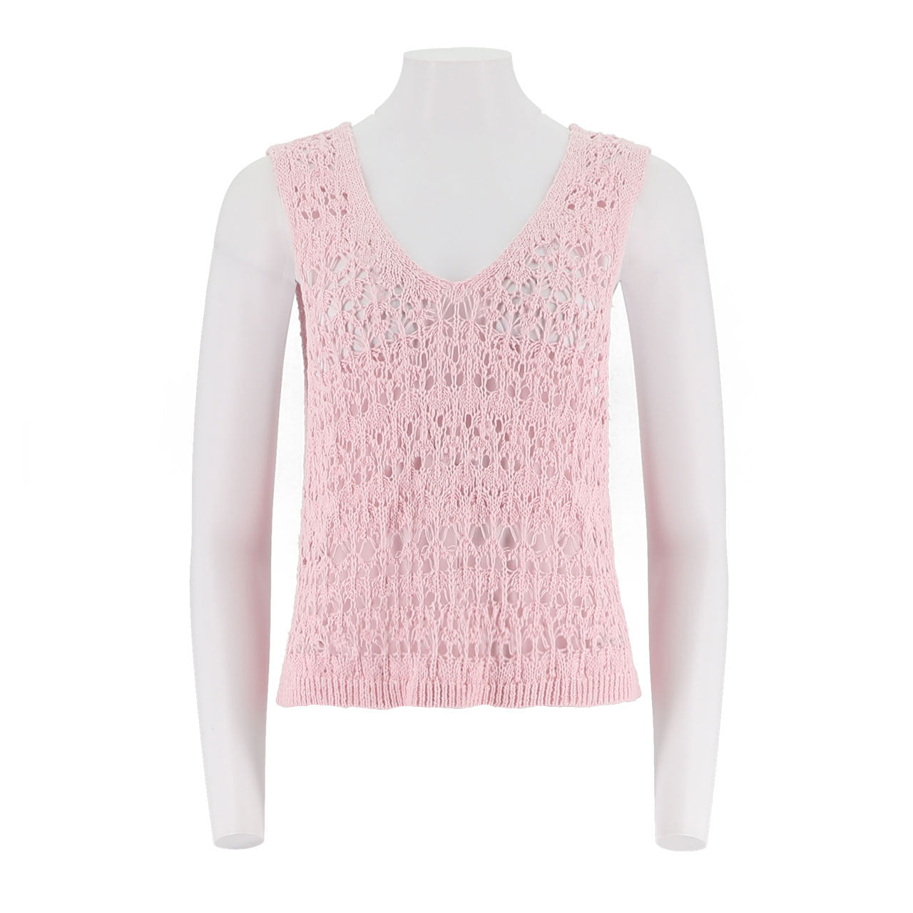 Crochet Stitch Knit Tank