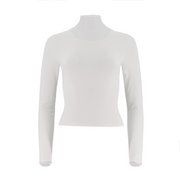 Women'S Round Neck Long Sleeved Pullover