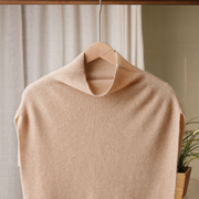 High Neck Knitted Vest