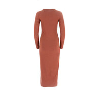 Womens Brushed Fitted Maxi Dress