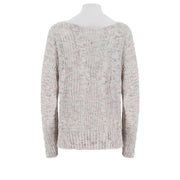 Wide Neck Long Sleeve Sweater