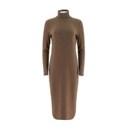 High Neck Mid Length Jumpsuit