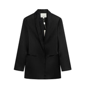 Premium Acetate Double-Sided Satin Suit Jacket