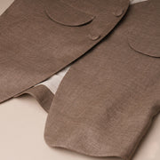 Fitted Linen Vest