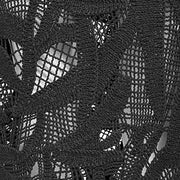 Coiling Openwork Crochet Fitted Skirt