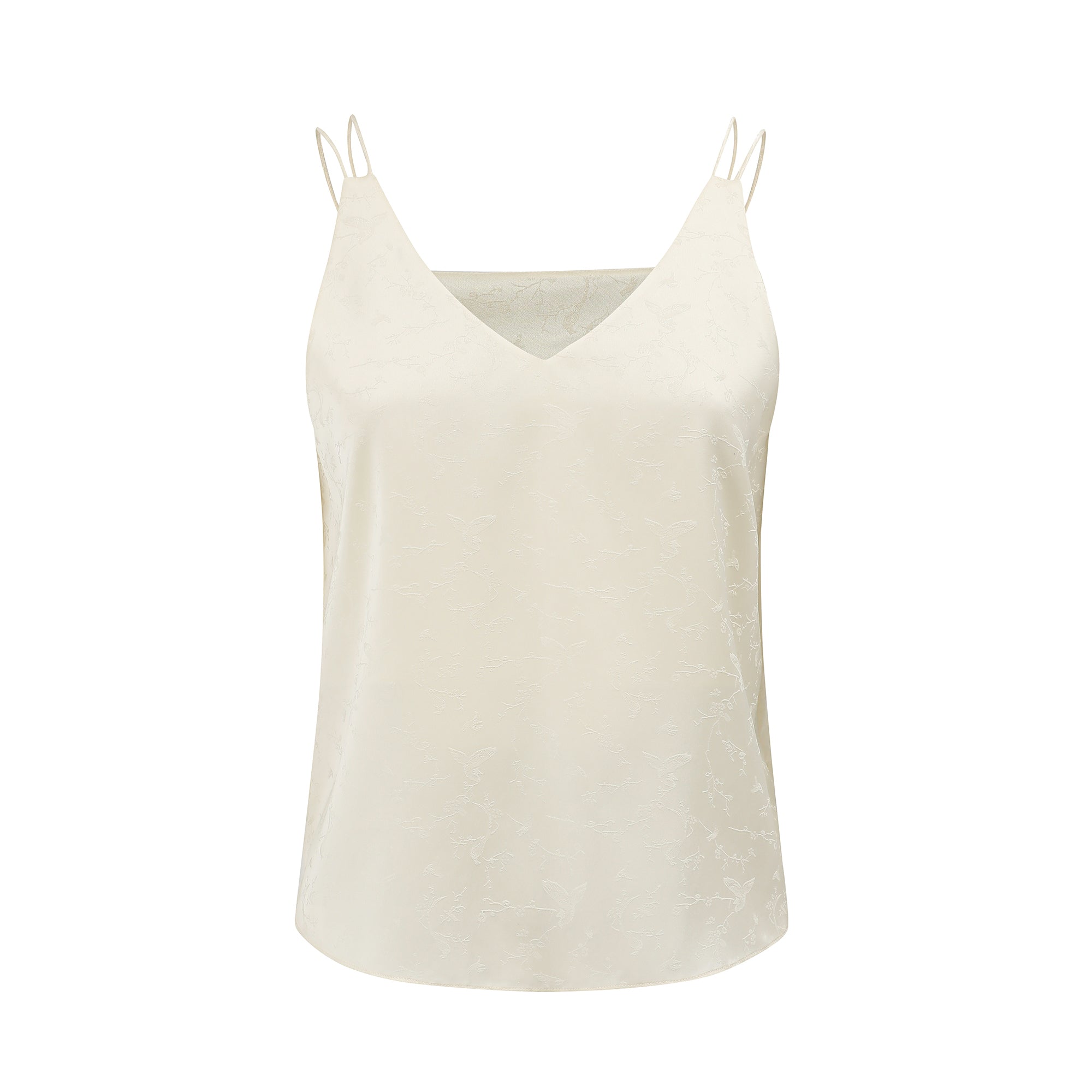 Satin Jacquard Camisole Vest