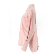 Relaxed Cotton Button-Up Shirt