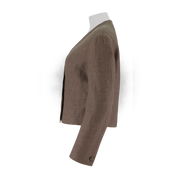 Cropped Linen Jacket