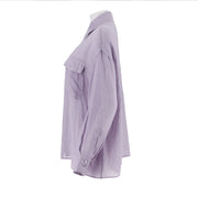 Long Sleeve Button Up Woven Shirt