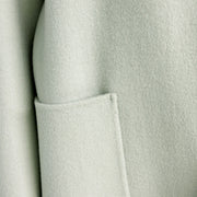 Collar Long Wool Jacket