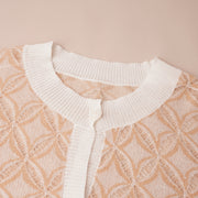 Lightweight Patterned Half Placket Dress