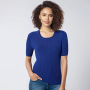 Women'S Round Neck Short Sleeved Shirt
