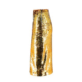 Sparkling irregular skirt