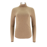 Womens Cozy Mock-Neck Long Sleeve Top