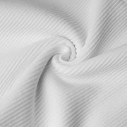 Stand-Collar Half Zip Ribbed Tank