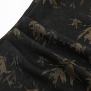 Ink Printed Swing Collar Suspender Dress