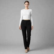 Fitted Crew Neck Sweater