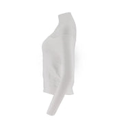 Irregular Sloping Shoulder Collar Tight Fitting Pullover