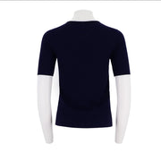 Silk Cotton Short Sleeve Sweater