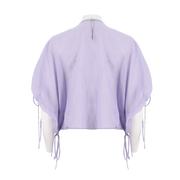 Lightweight Round-Neck Woven Top