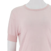 Round Neck Short Sleeve Cashair Sweater