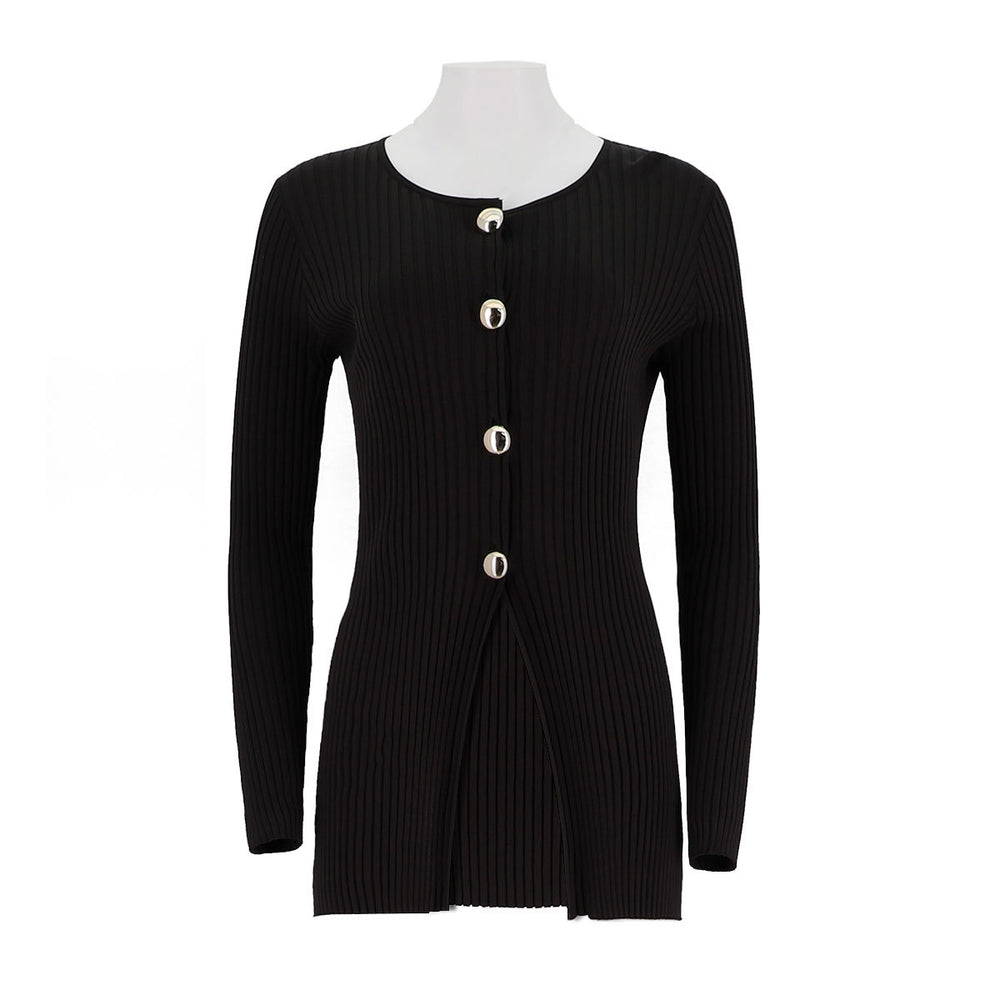 Long-Sleeve Knit Cardigan