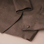 Cropped Linen Jacket