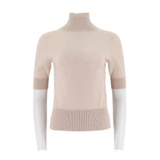 Half High Neck Slim Fit Pullover Sweater