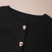 Long-Sleeve Knit Cardigan